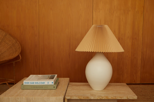 How to style your pleated lamp shade