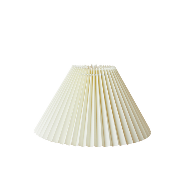 Mini Ivory pleated lamp shade